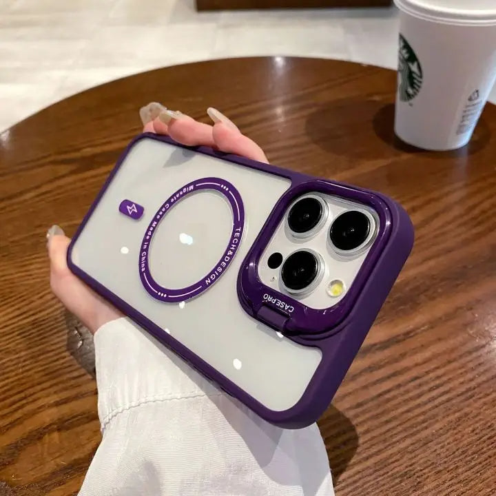Clear Magnetic Case with Lens Holder - iCase Stores