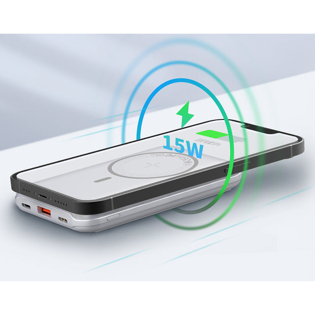 Recci Suitcase Magnetic Power Bank with Holder 10000 mAh