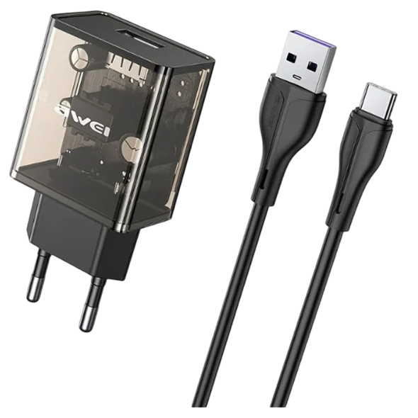 Awei C9T Transparent Fast Charger