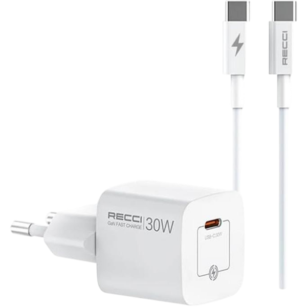 Recci 30W GaN Fast Charger with Dual Port