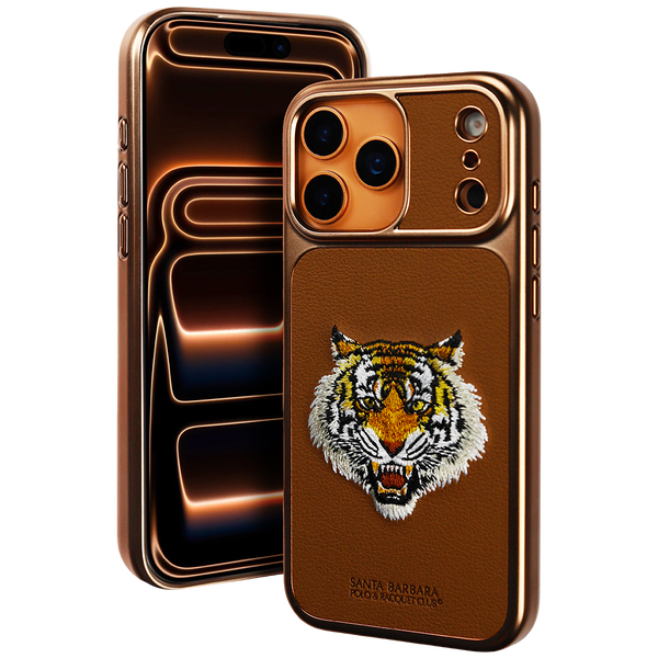 Santa Barbara Embroidered Animal Case for iPhone 17 Pro Max