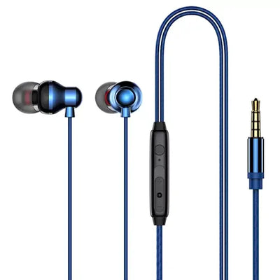 Recci Metal Wired Earphone Sound High-Level 3.5mm - iCase Stores