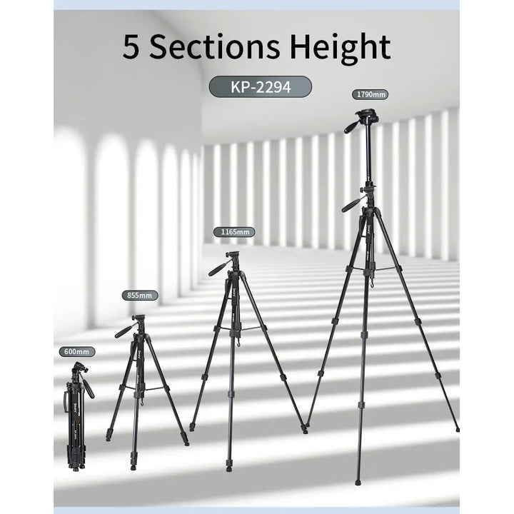 Jmary Rotatable Center Column Aluminum Alloy Stand Axis Horizontal Monopod Tripod for DSLR Camera - iCase Stores