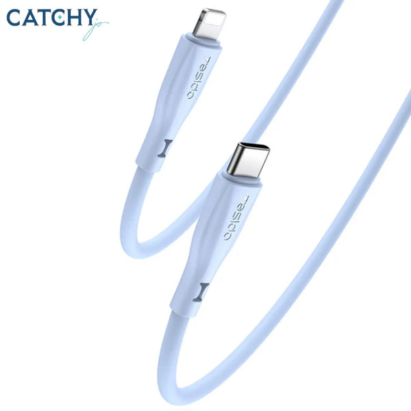 Yesido CA151 27W Type-C to Lightning Silicone Fast Charging Cable