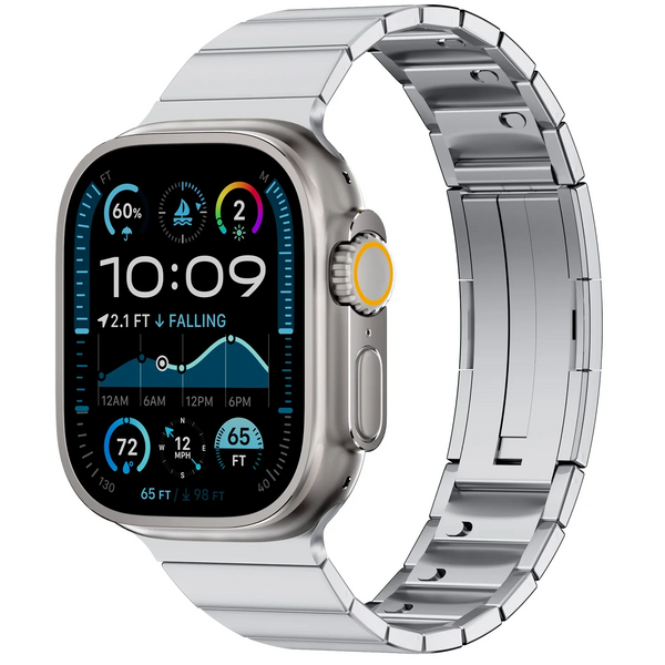 Recci Premium Stainless Steel Link Bracelet for Apple Watch