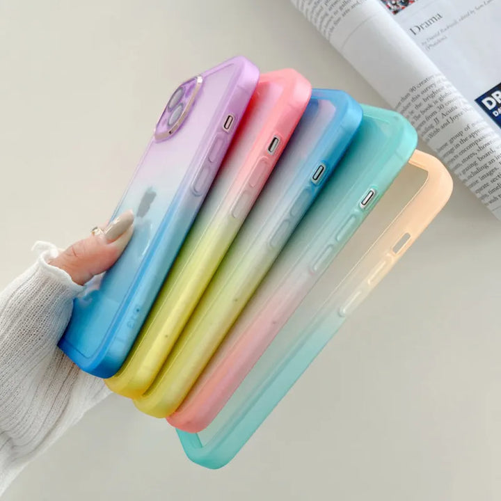 Transparent Gradient Soft TPU Phone Case - iCase Stores
