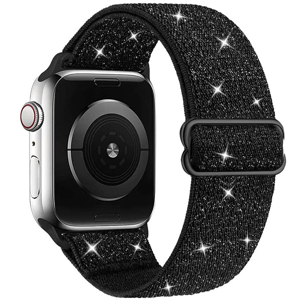 Glitter Adjustable Nylon Bracelet Band For Apple Watch - iCase Stores
