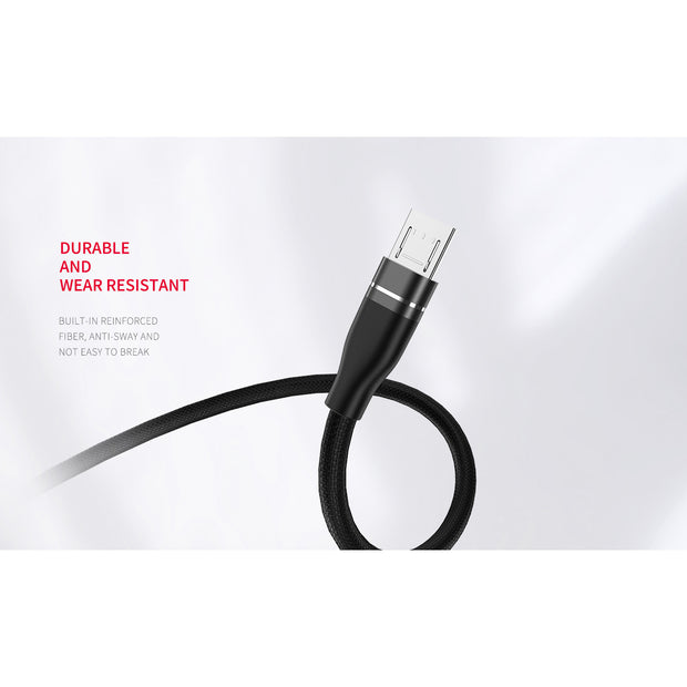 Recci 3 In 1 Fast Charging Cable 120cm