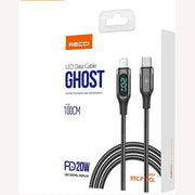 Recci Ghost FD 100W Type-C To Lightning 100Cm Cable