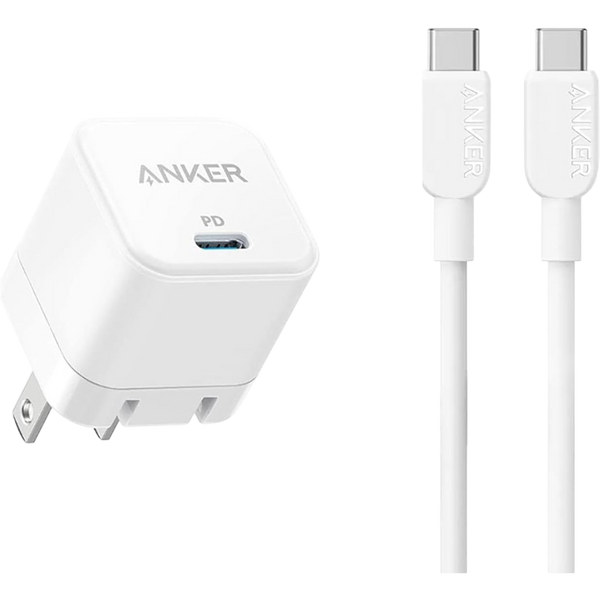 Anker 20W USB-C Charger with Type-C Cable Fast Charging