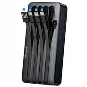 Awei 4 In 1 Built-in Cables Multiple Output Power Bank with Led Digital Display 20000mAh