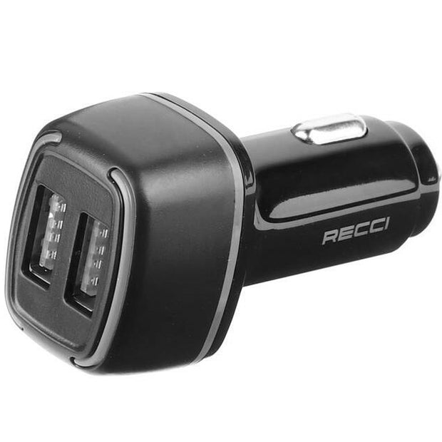 Recci Car Charge Kit (With Lightning Cable) Led Light 2.4A