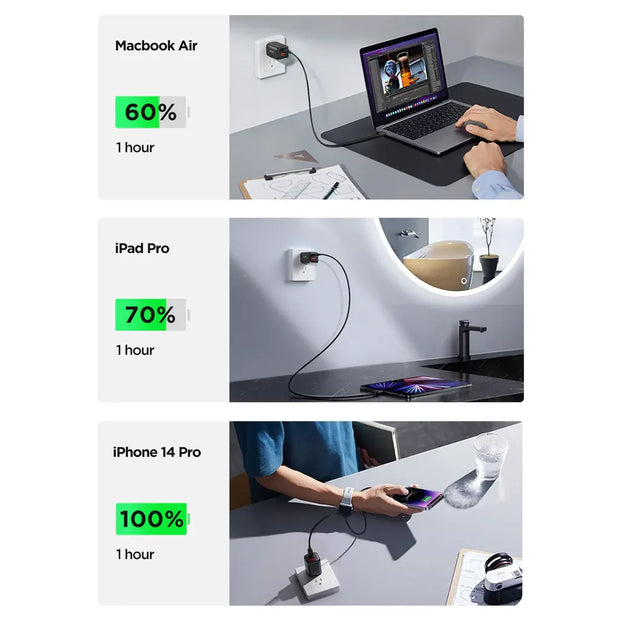 Joyroom Dual Port Mini Intelligent Fast Charger 30W