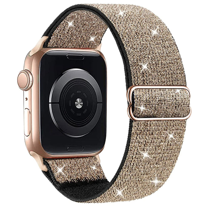 Glitter Adjustable Nylon Bracelet Band For Apple Watch - iCase Stores