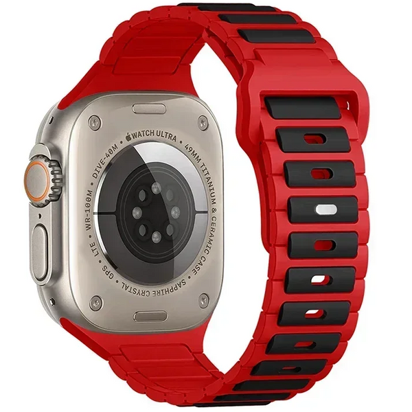 Recci Sport Silicone Band with Secure Fit for Apple Watch