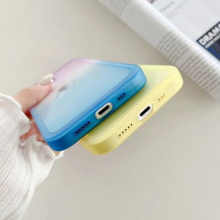 Transparent Gradient Soft TPU Phone Case - iCase Stores