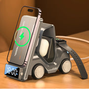 Toocki 5 In 1 Multifunctional Wireless Charging With Alarm Clock