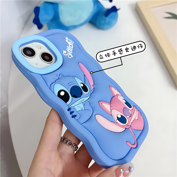 Cute Cartoon Stitch Soft Silicone Phone Case - iCase Stores