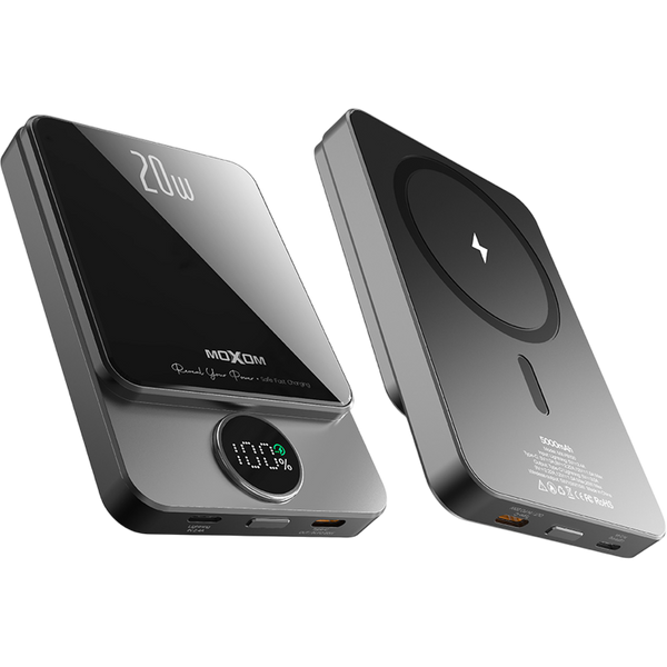 Moxom MagSafe Power Bank 5000mAh/20W with LED Display