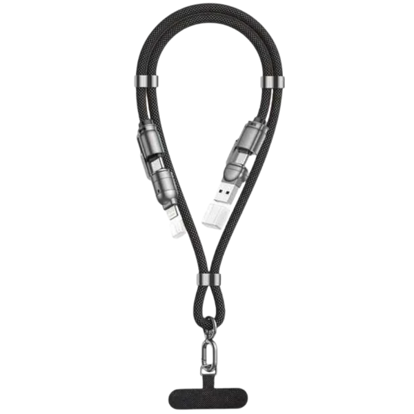 Dual-Port USB & Type-C Flash Drive with Rotating Metal Cover