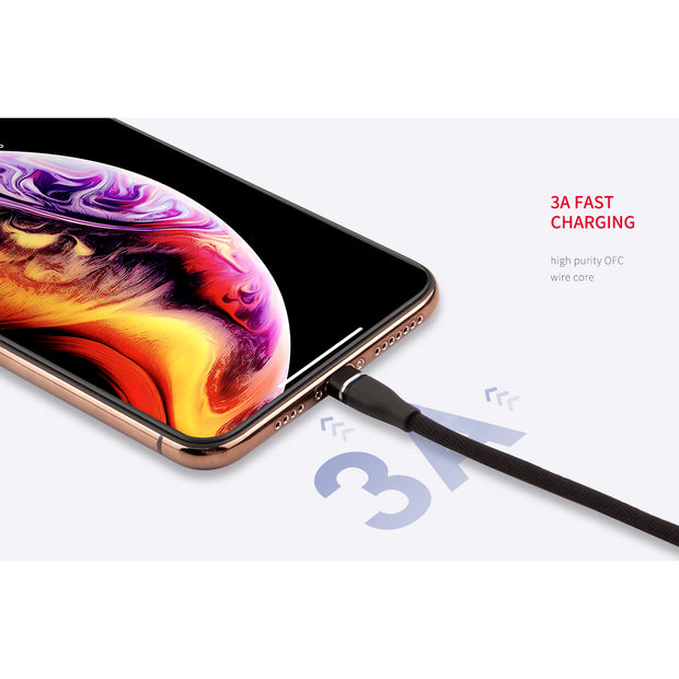Recci 3 In 1 Fast Charging Cable 120cm