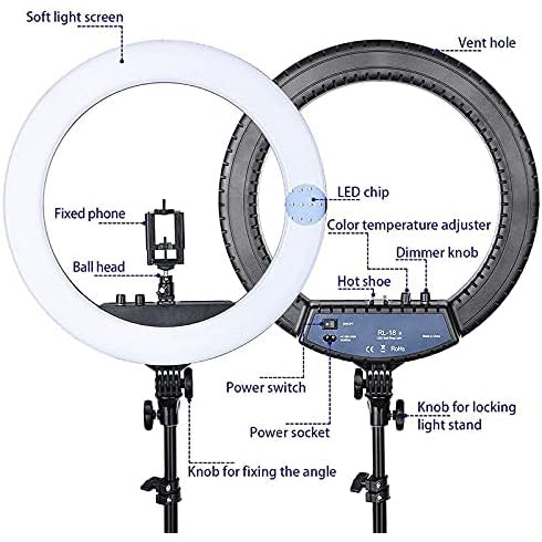 Led Selfie Ring Light With USB Port & 3 Mobile Holder - iCase Stores