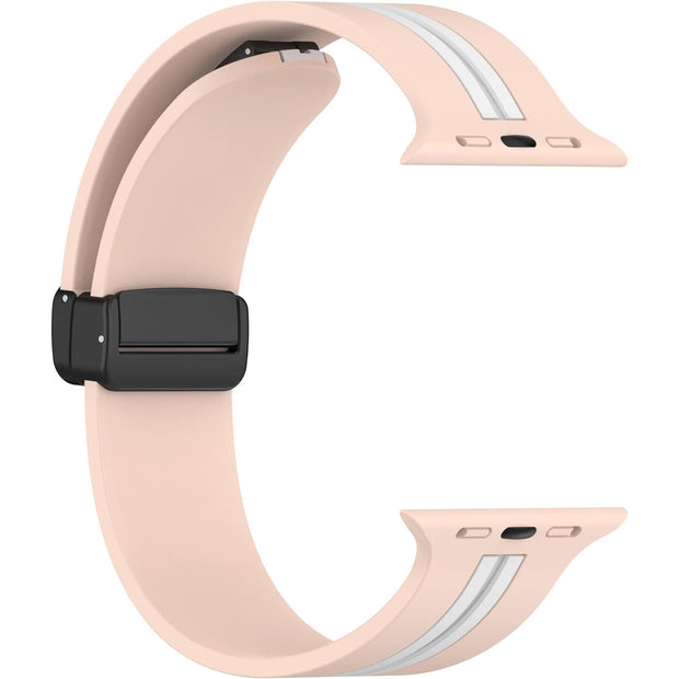 Soft Sport Silicone Magnetic Buckle For Apple Watch