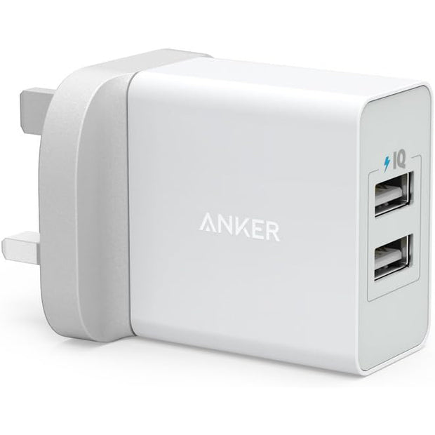 Anker With 2-Port USB Wall Charge & Power IQ Technology 24W