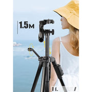 NeePho Extendable Handheld Stabilize Stand Selfie Stick Wired Remote Shutter Multifunction Tripod