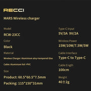 Recci Mars MagSafe Charger 15W - iCase Stores