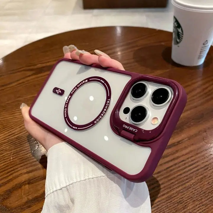 Clear Magnetic Case with Lens Holder - iCase Stores