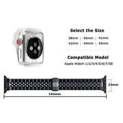Luxury Stainless Steel Watch Strap for Apple Watch