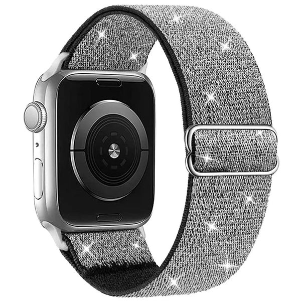 Glitter Adjustable Nylon Bracelet Band For Apple Watch - iCase Stores