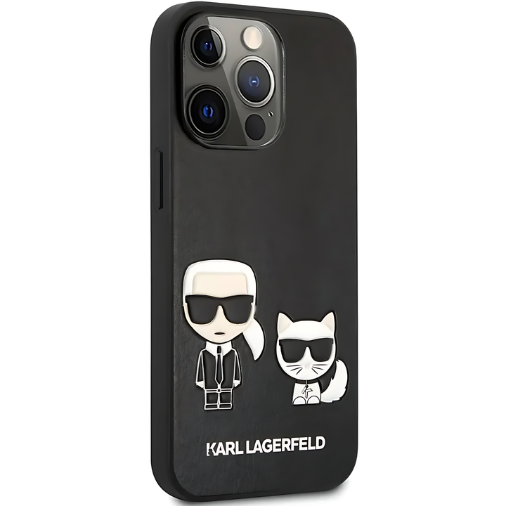 Karl Lagerfeld PU Leather Case Karl & Choupette Bodies Embossed - iCase Stores