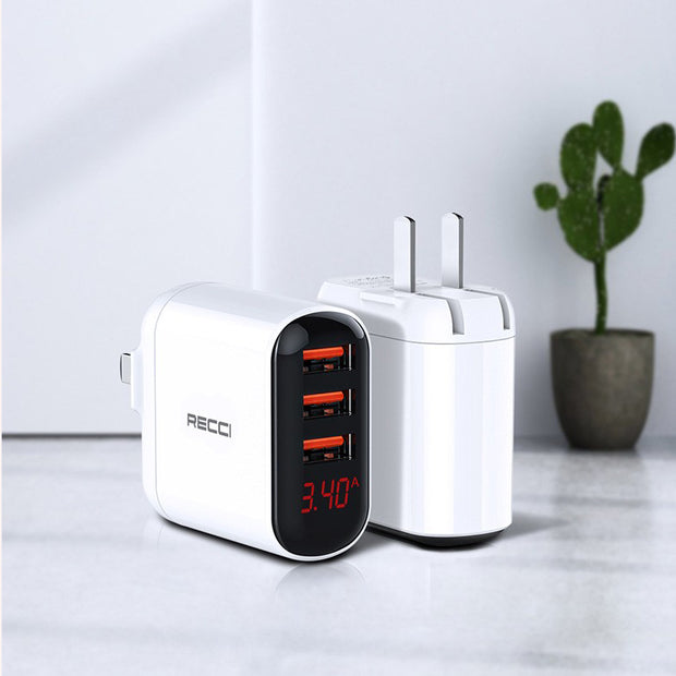 Recci (3USB) Digital Display 3.4A