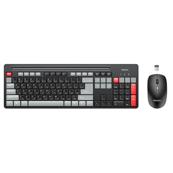 Yesido Wireless Keyboard and Mouse Combo with Slim Design & Long Battery Life