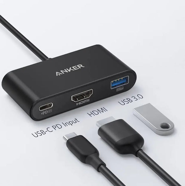 Anker 3-In-1 Multi Function Hub USB-C