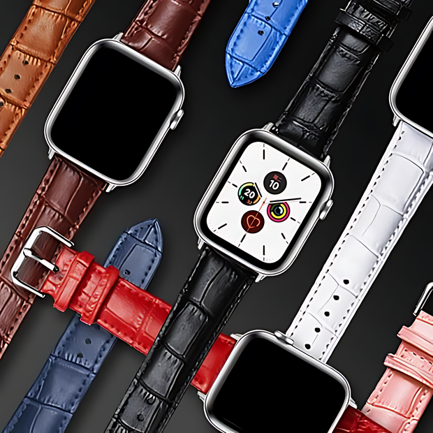 Leather Replacement Strap for Apple Watch