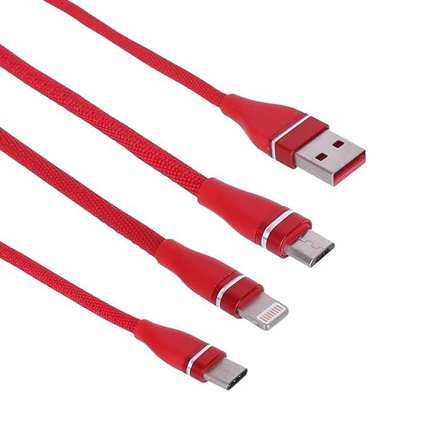 Recci 3 In 1 Fast Charging Cable 120cm