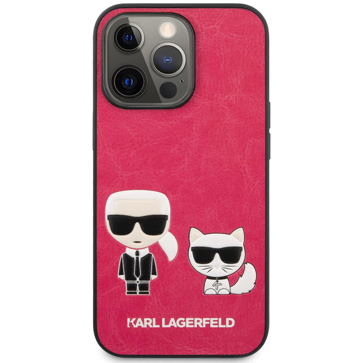 Karl Lagerfeld PU Leather Case Karl & Choupette Bodies Embossed - iCase Stores