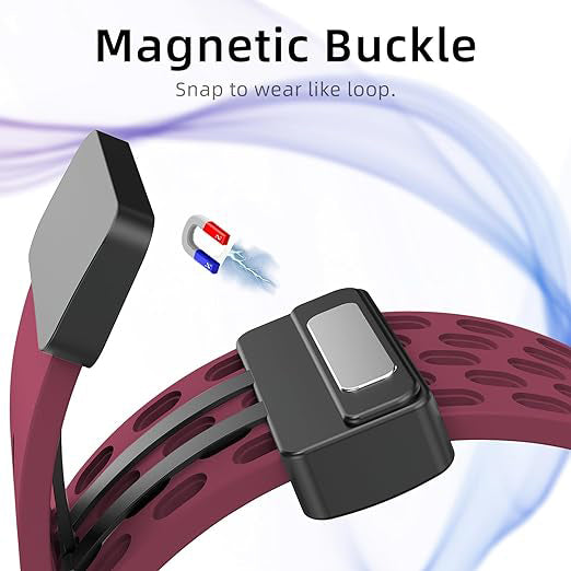 Soft Silicone Magnetic Buckle Breathable Sport For Apple Watch - iCase Stores
