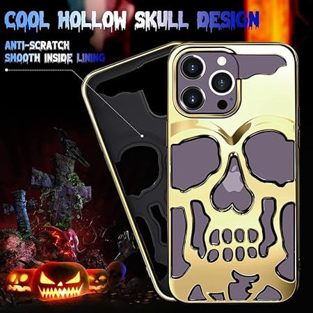 Luxury Plating Skull Phone Case - iCase Stores