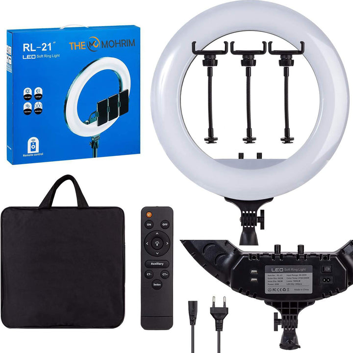 Led Selfie Ring Light With USB Port & 3 Mobile Holder - iCase Stores