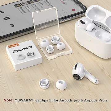 Replacement Ear Tips for Airpods Pro with Noise Reduction Hole [3 Pairs] - iCase Stores