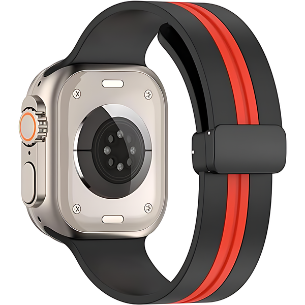 Soft Sport Silicone Magnetic Buckle Band For Apple Watch - iCase Stores