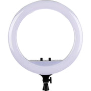 Live Stream Led Soft Ring Light 45 cm 360 Degree Rotating 2700K-6500K With 3 Mobile Holder, Remote Control And 2.1 Meter Stand
