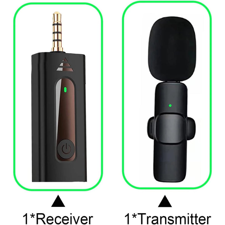 Wireless Collar Microphone Lapel Lavalier Omnidirectional Mic Plug & Play Mike - iCase Stores