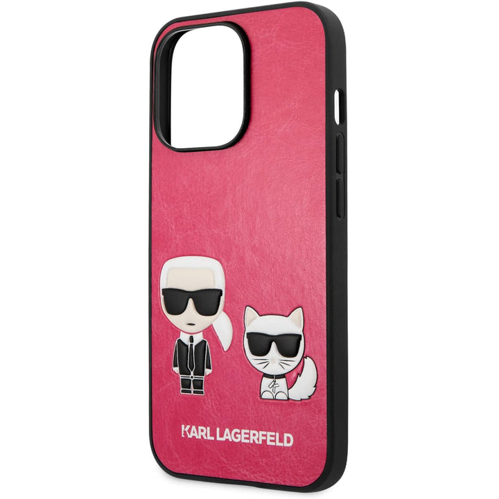 Karl Lagerfeld PU Leather Case Karl & Choupette Bodies Embossed - iCase Stores