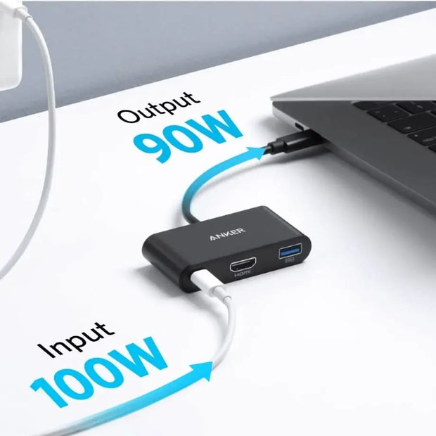 Anker 3-In-1 Multi Function Hub USB-C