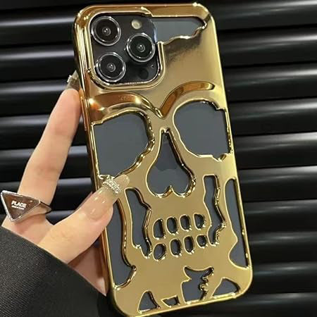 Luxury Plating Skull Phone Case - iCase Stores